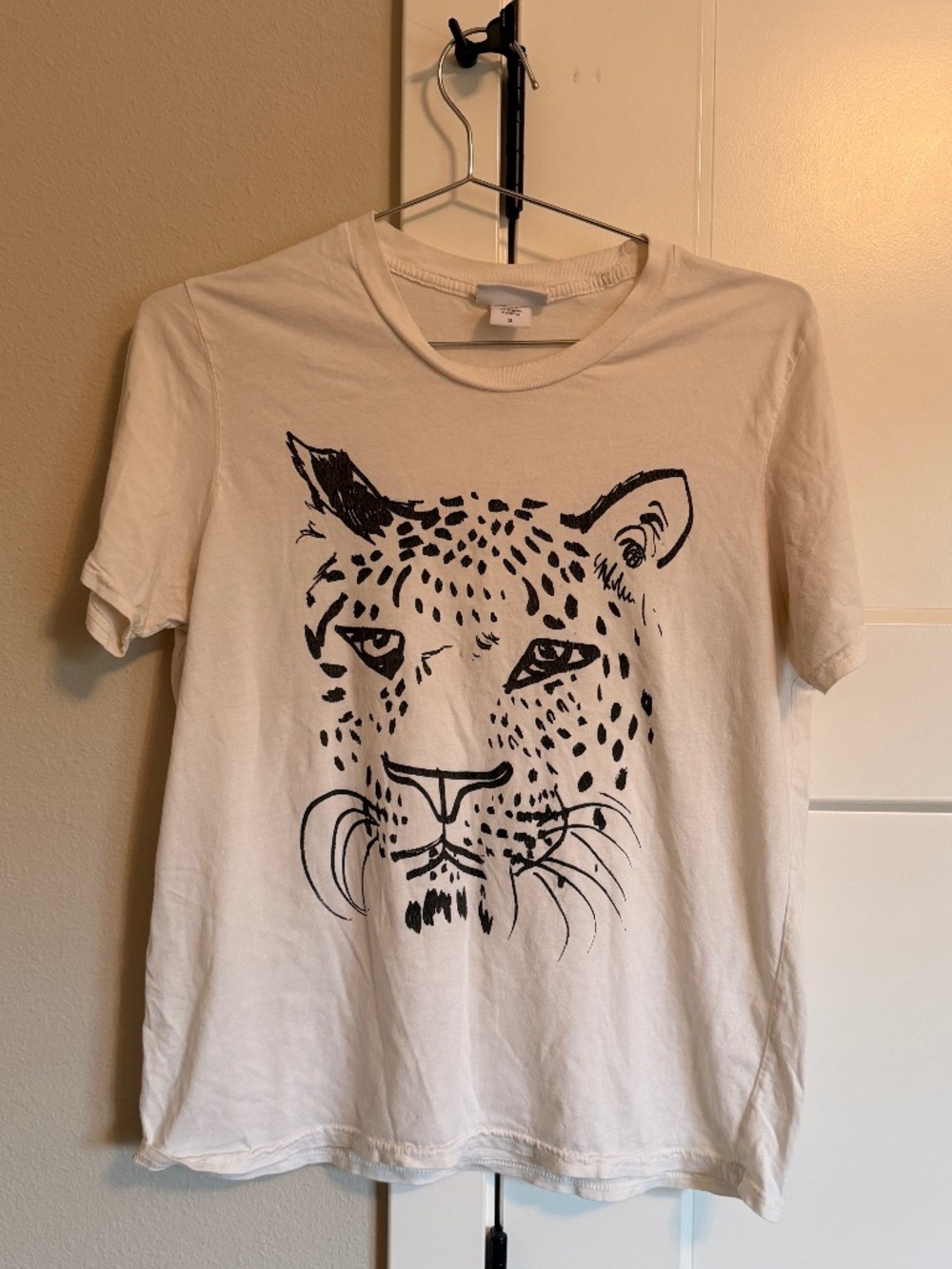 Clare V x Anthropologie, Jaguar t-shirt, size small